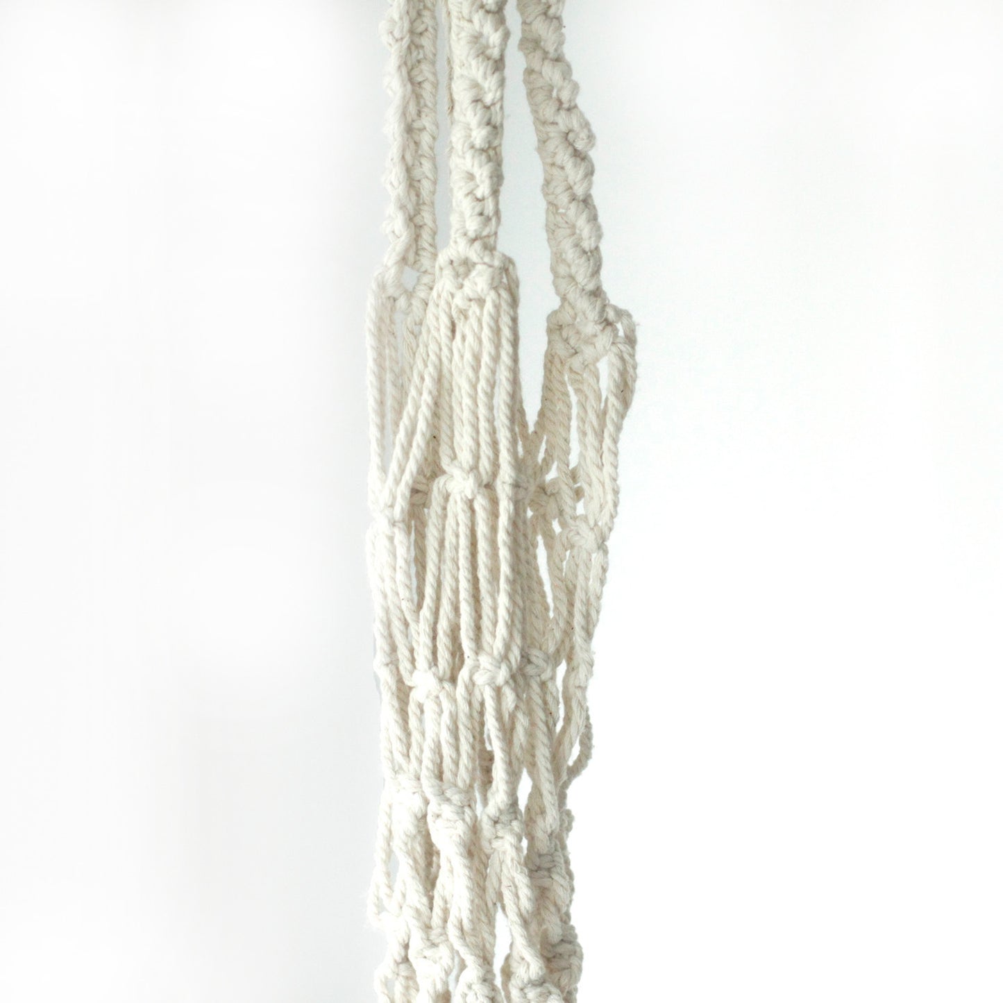 Jardinière en macramé - Grande - Extra longue