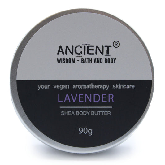 Sheabutter-Aromatherapie-Körperbutter 90 g – Lavendel
