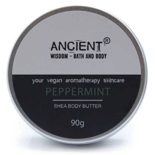 Sheabutter-Aromatherapie-Körperbutter 90 g – Minze