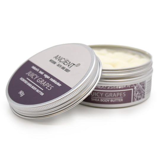 Duftende Shea-Körperbutter 90 g - Trauben