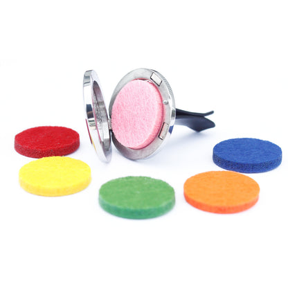 Auto-Diffusor-Set – Yoga-Chakra aus Zinn – 30 mm