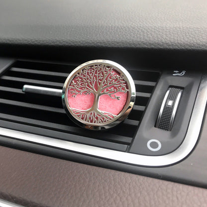 Auto-Diffusor-Set – Yoga-Chakra aus Zinn – 30 mm