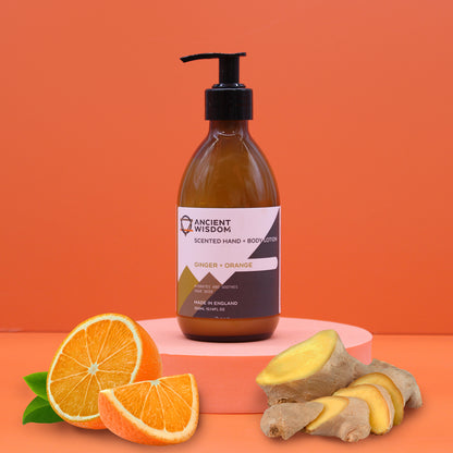 loción corporal -  jengibre y naranja 300ml