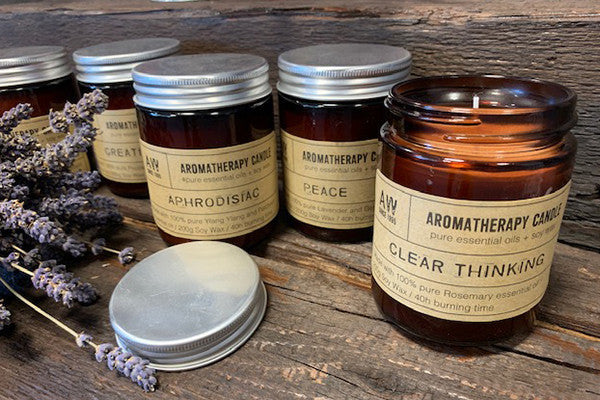 Aromatherapie-Kerze - Kreativität