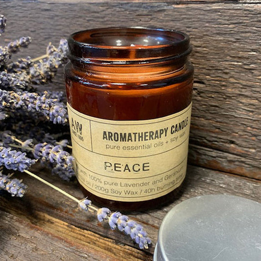 Aromatherapie-Kerze - Frieden