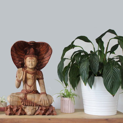 Shiva con Cobra - 50cm