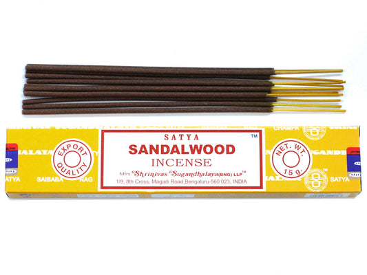 Satya Räucherstäbchen 15 g – Sandelholz