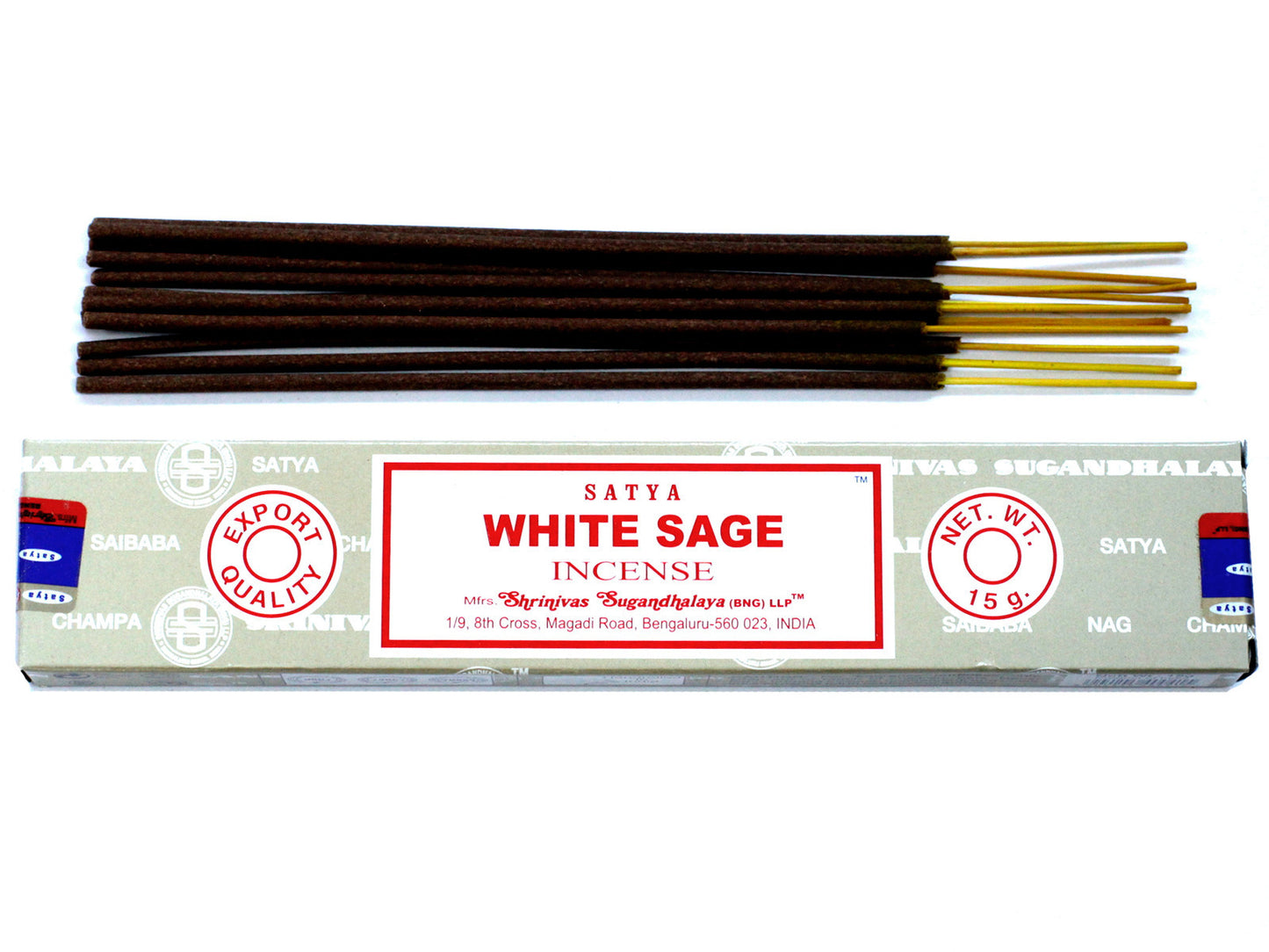 Satya Räucherstäbchen 15 g – Weißer Salbei