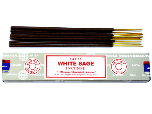 Satya Räucherstäbchen 15 g – Weißer Salbei