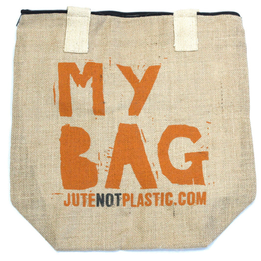 Umweltfreundliche Jutetasche - Meine Tasche - (4 verschiedene Designs)