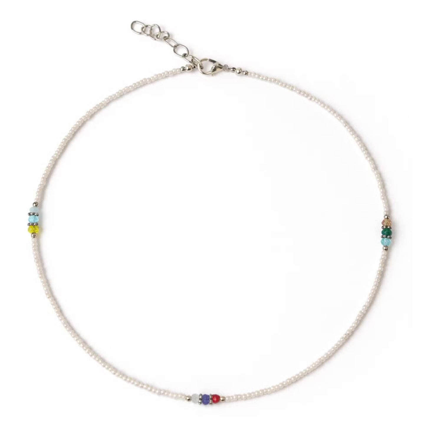 Collar nepalí de gemas extrafinas - Perla y cuentas talladas