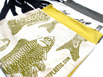 Bolsa Algodón Reversible Grande 38x42cm (lote de 2)