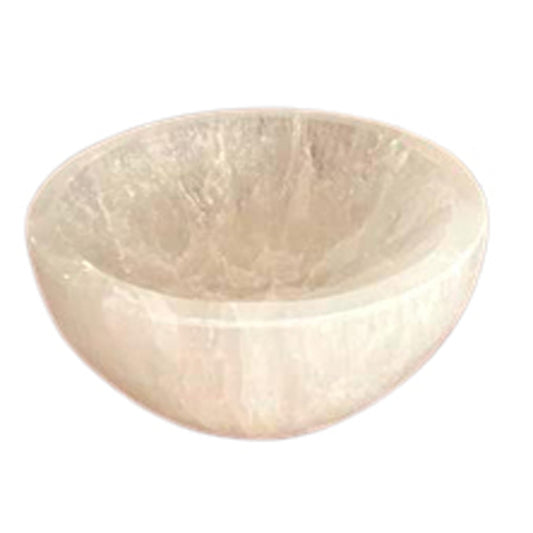 Runde Selenitschale - 8cm