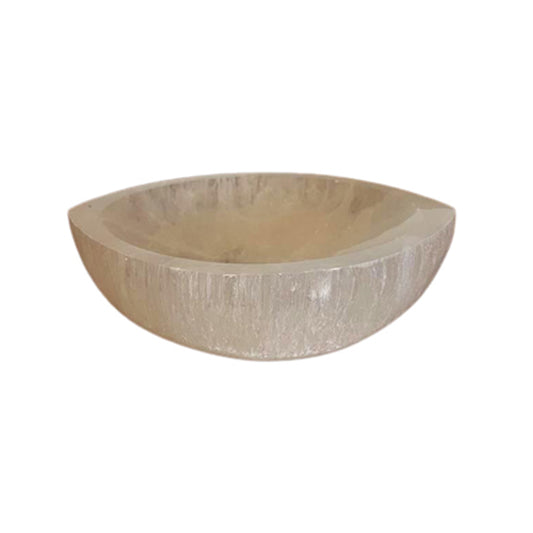 Sechseckige Selenitschale - 6cm