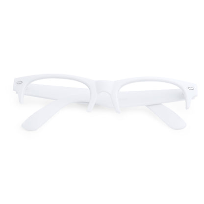 Montura Gafas Blanca Diseño Clásico Personalizable
