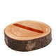 Small Log Phone Holder (slot) - Natural