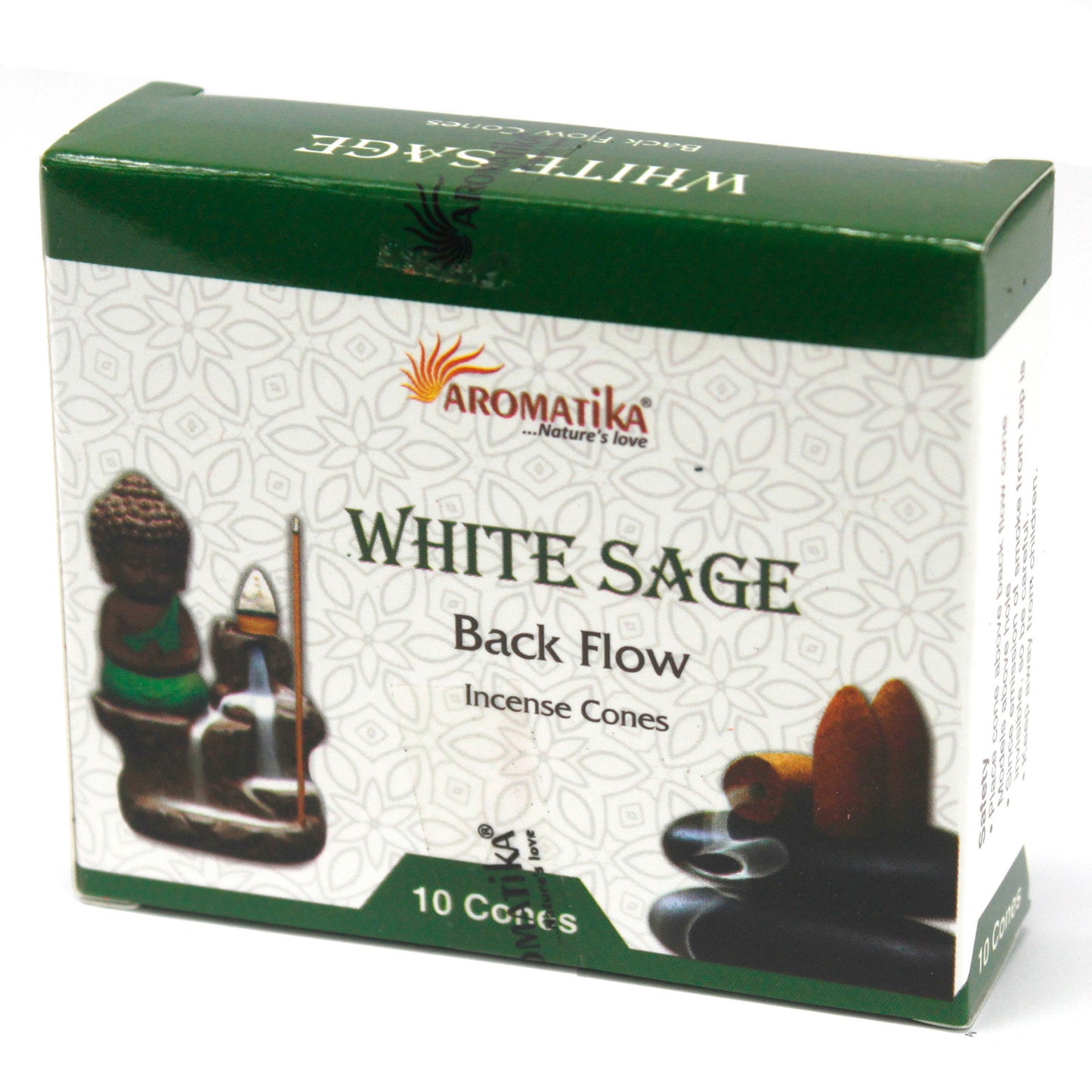 Cônes d'encens Aromatika Reflux - Sauge blanche