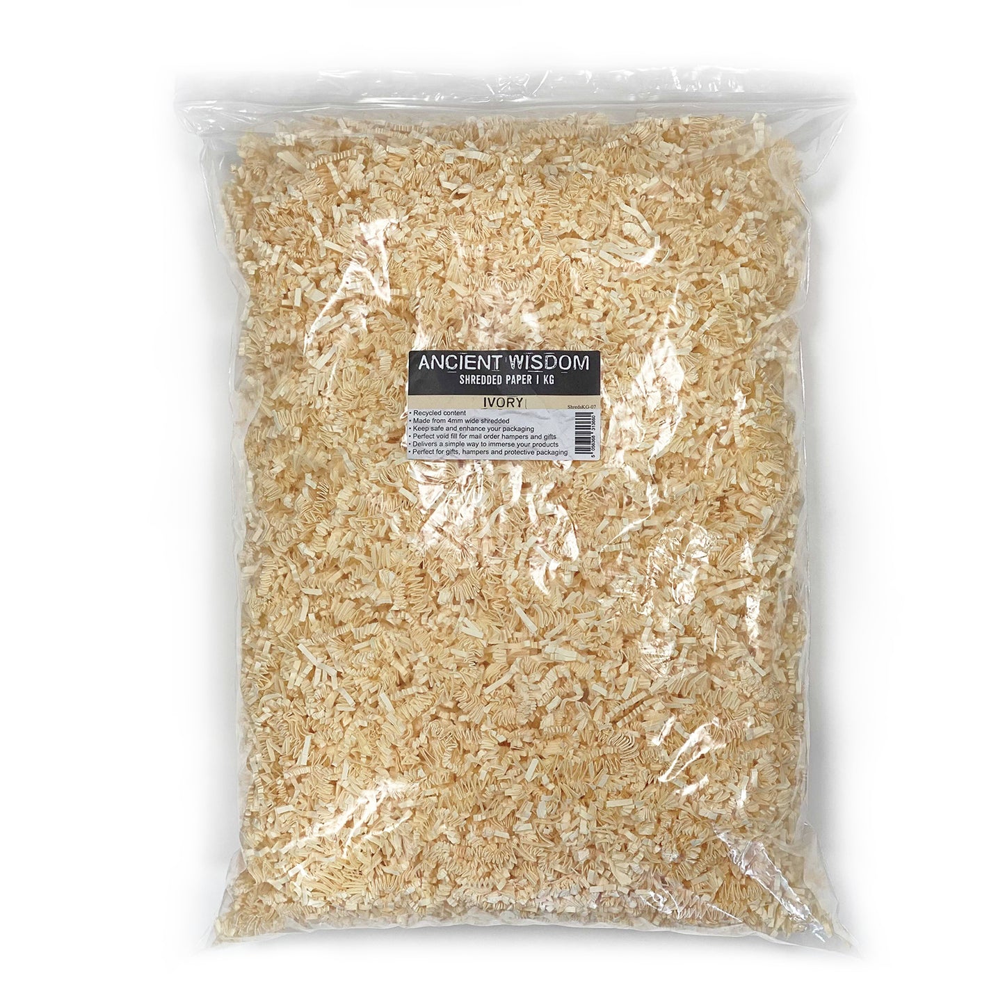 Papier Frissure ZigZag DeLux - Elfenbein (1KG)
