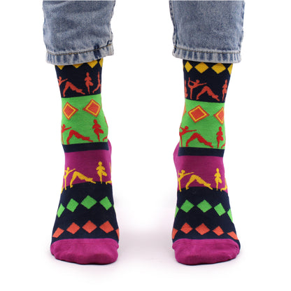 Chaussettes en bambou Hop Hare (P/M) - Poses de yoga