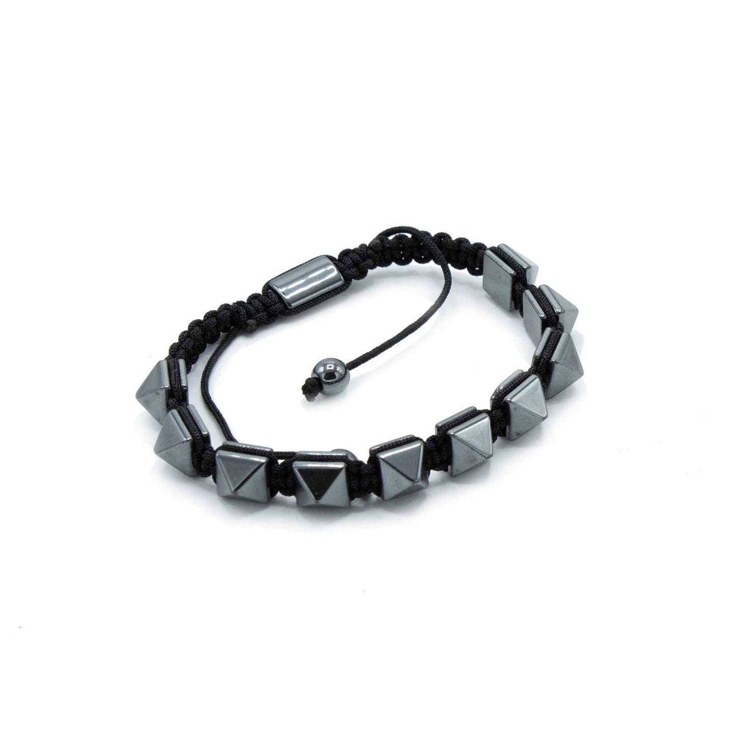 Hämatit Shamballa Magnetarmband - Ohrstecker