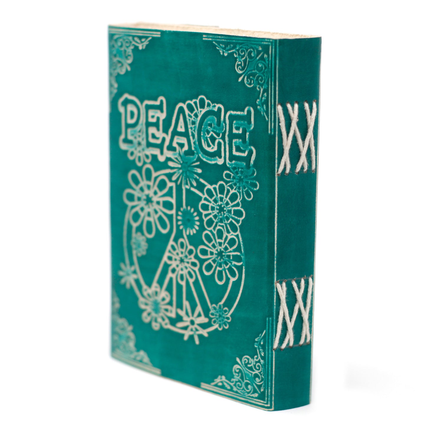 Carnet de notes en cuir Peace