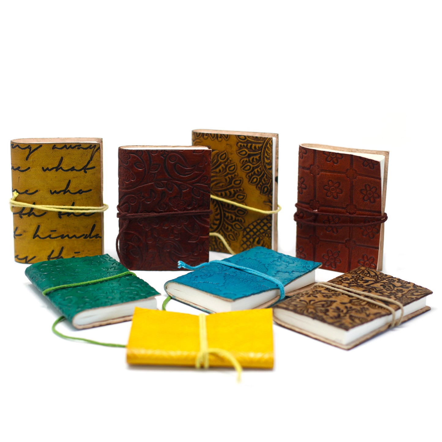 Mini carnet en cuir (assorti)