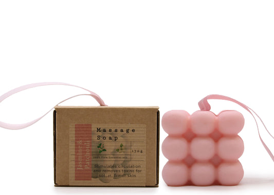 Individuelle Massageseife in einer Box - Jasmin und Patchouli