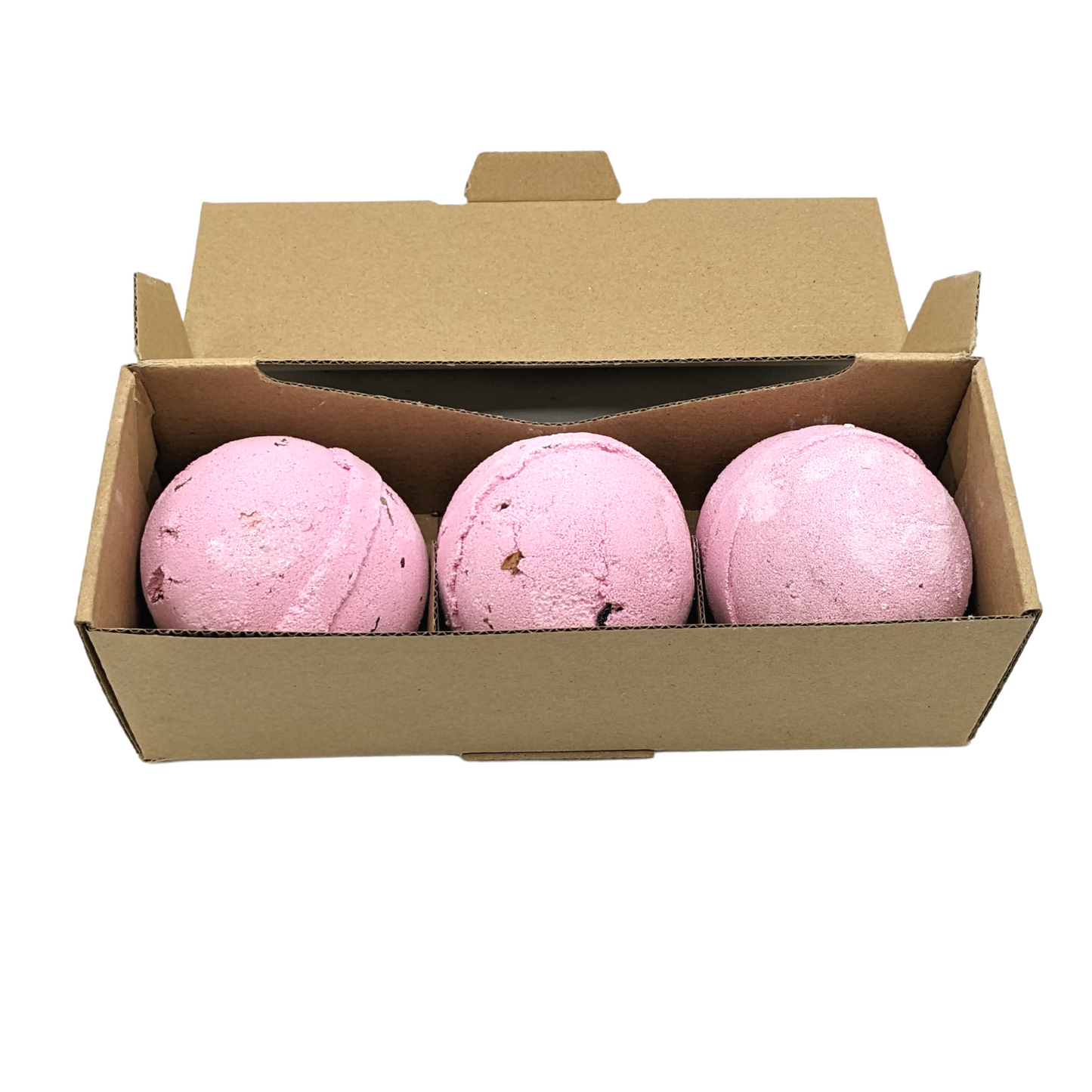 3 x Bomba de Baño Rosa Y Pétalos