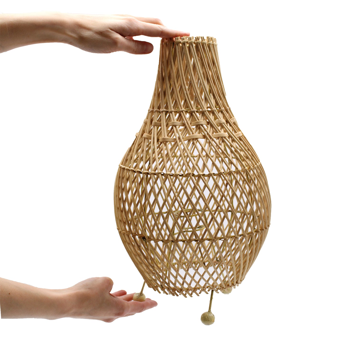 Rattan-Tischlampe - Natur