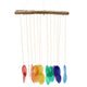 Carrillon de Madera -  Hojas Grandes Arco Iris