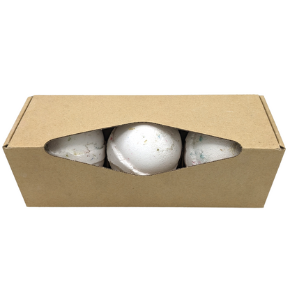 3 x Bombes de bain Tutti Fruiti - Blanc et Multi
