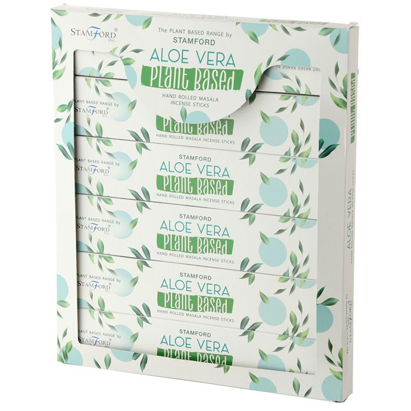 3 x Schachteln Kräuter-Masala-Räucherstäbchen – Aloe Vera