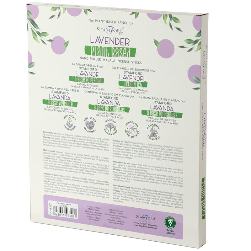 3 x Herbal Masala Räucherstäbchenboxen – Lavendel