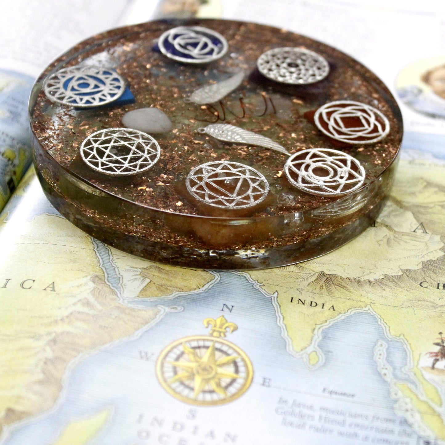 Orgonite de bureau - Ange - Grand