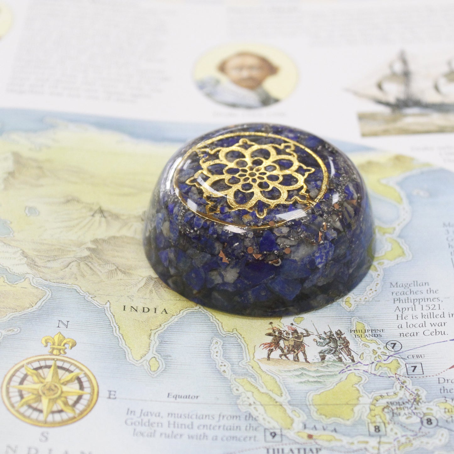 Orgonite de bureau - Lapis-lazuli