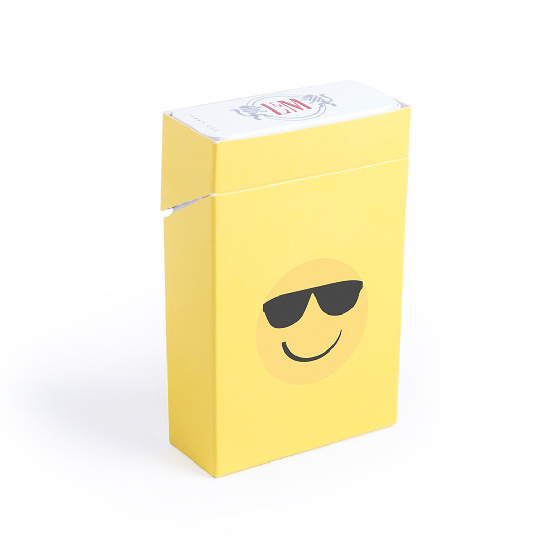Funda Cajetilla Tabaco Emoji Cartón Brillo