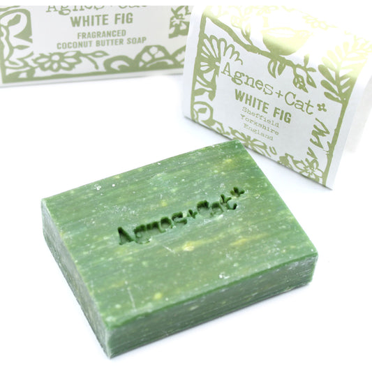140 g handgemachte Seife – Weiße Feige