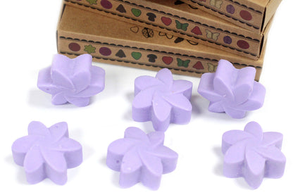 Caja de 6 ceras de Soja -Campos de lavanda