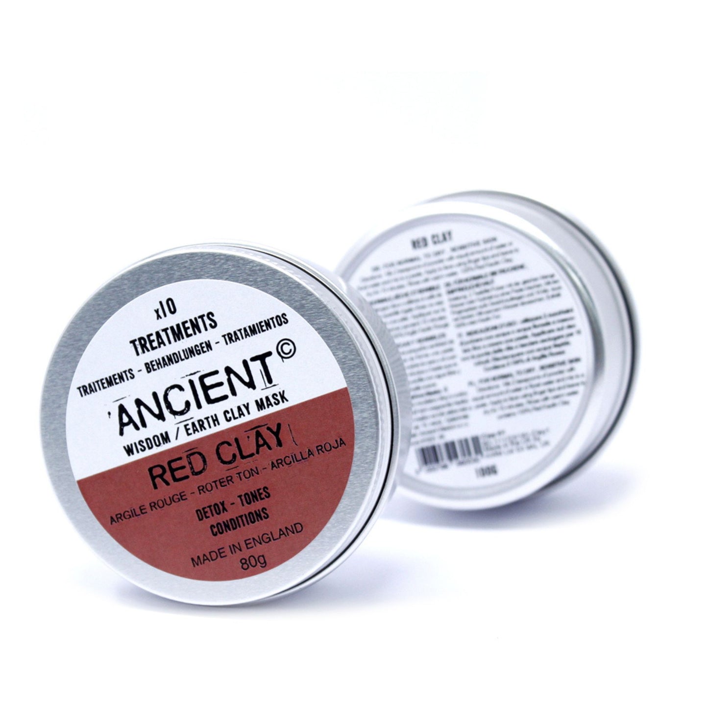 Rote Tonmaske 80g