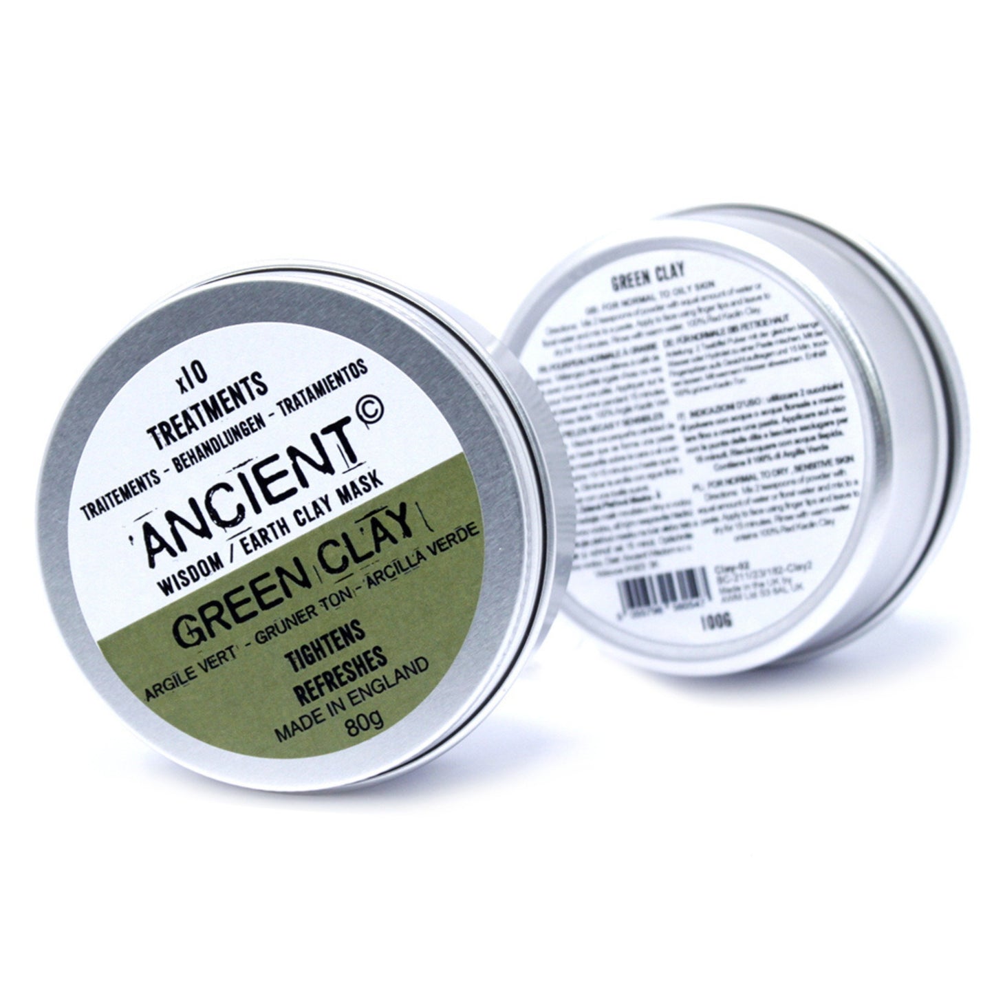 Grüne Tonmaske 80g