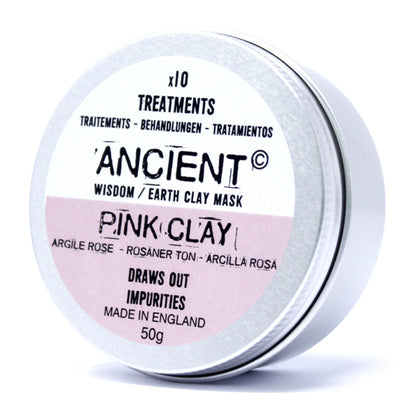 Mascarilla de Arcilla Rosa 50g