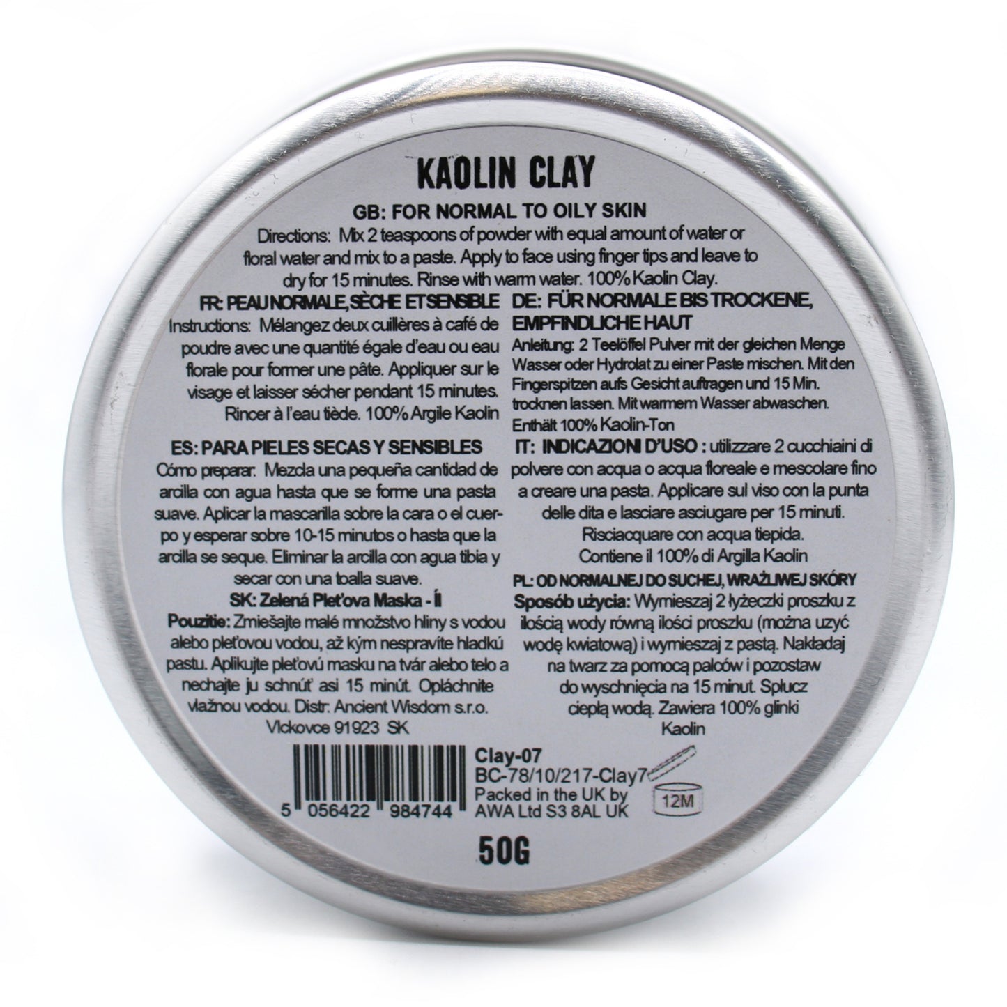 Kaolin-Ton 50g