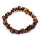 Pulsera Fragmentos de Piedras Preciosas - Ojo de Tigre