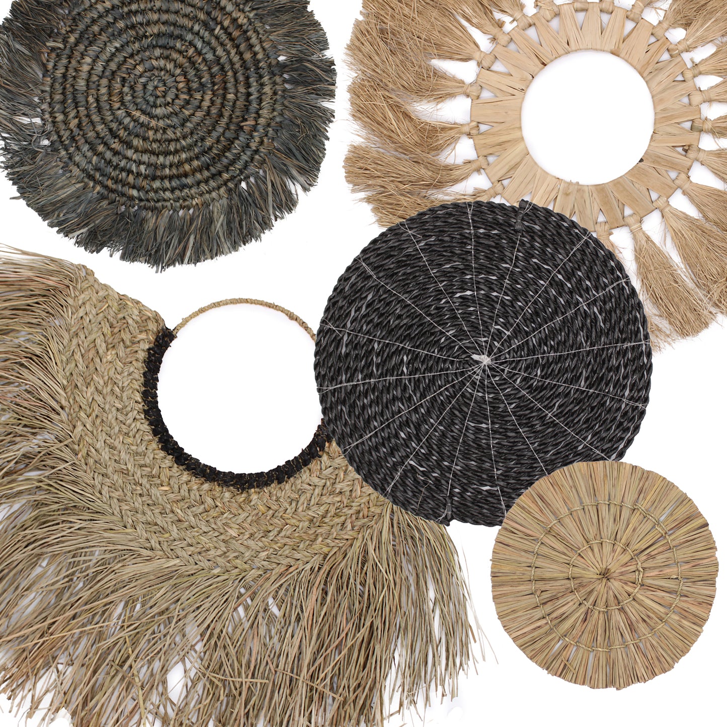 Set aus sechs Naturgemälden - Bintang Collection