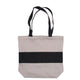 Bolsas de Algodón de Dos Tonos - 38x42x12cm - Gris y Negro - 280g