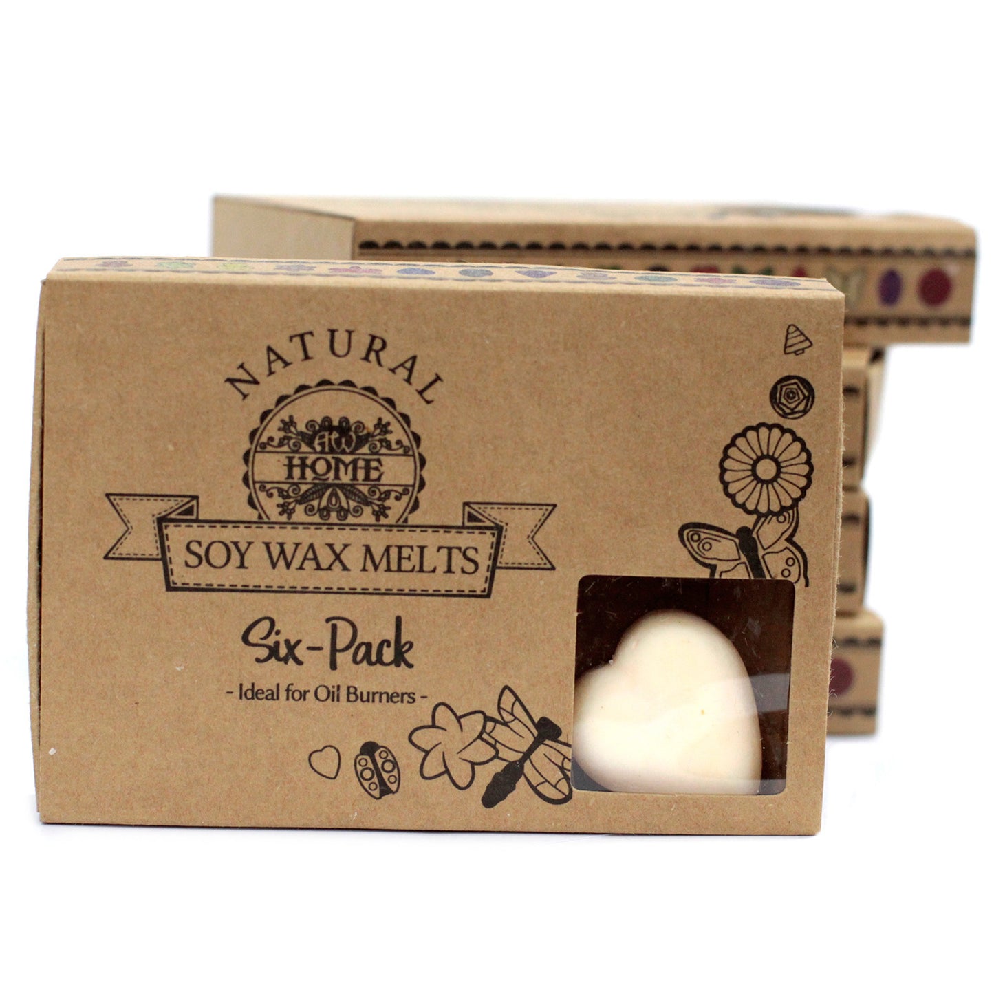 Coffret de 6 fondants à la cire de soja - Cannelle et orange