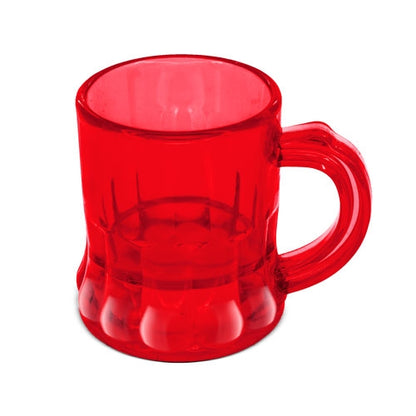 Verre à liqueur rouge
