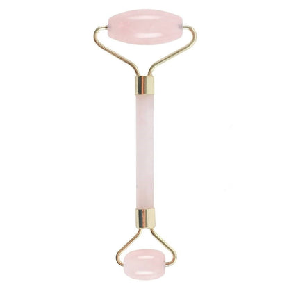 Rodillo Piedras Preciosas para Cara- Cuarzo rosa