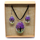 Flores Prensadas - Arbol De La Vida - Lavanda