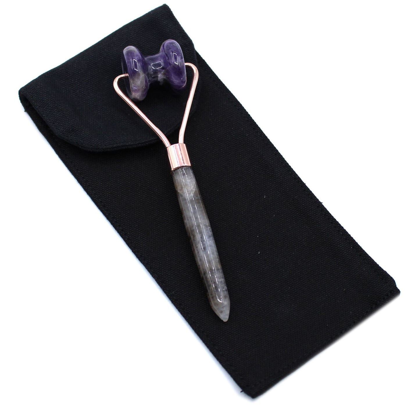 Edelstein-Gesichtsroller - Amethyst